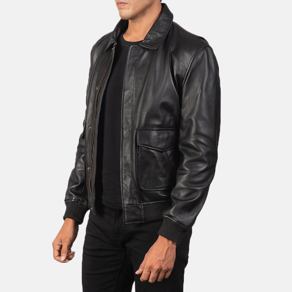 Regent A2 Heritage Leather Bomber Jacket