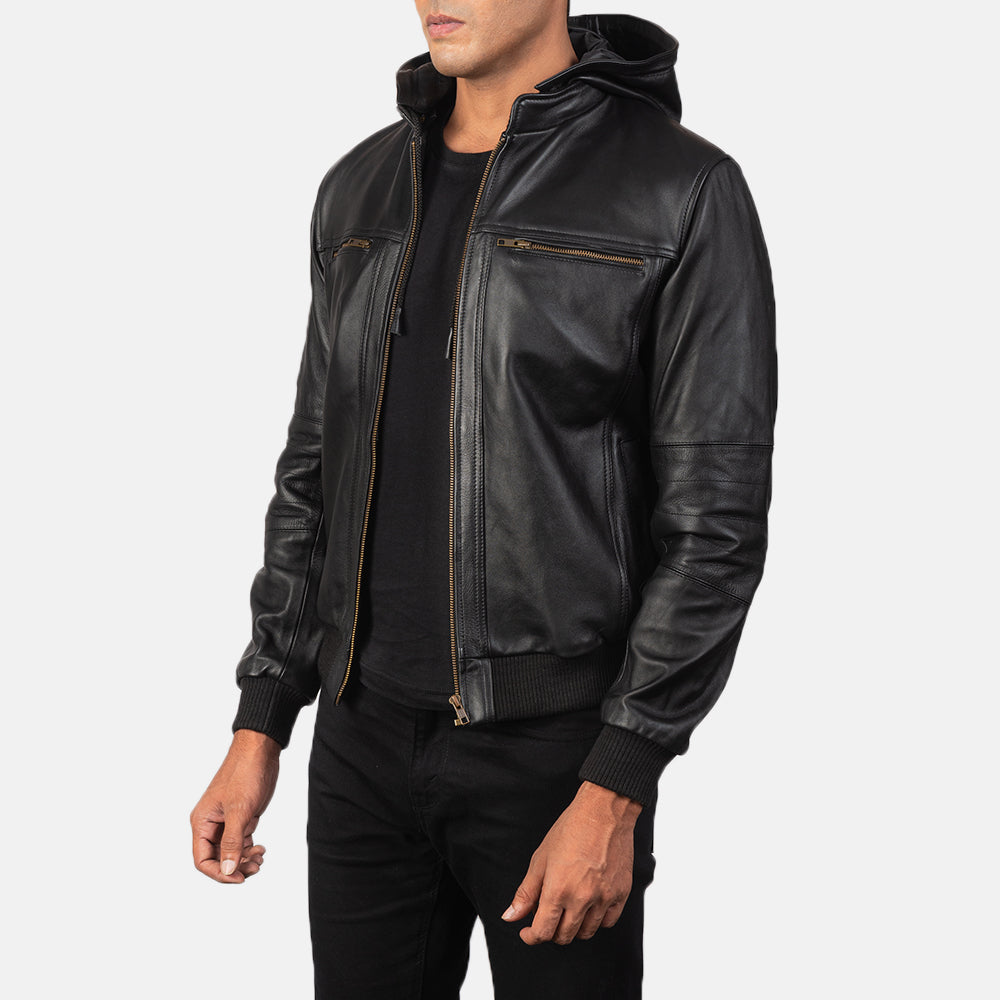Guardian Flex Leather Bomber Jacket