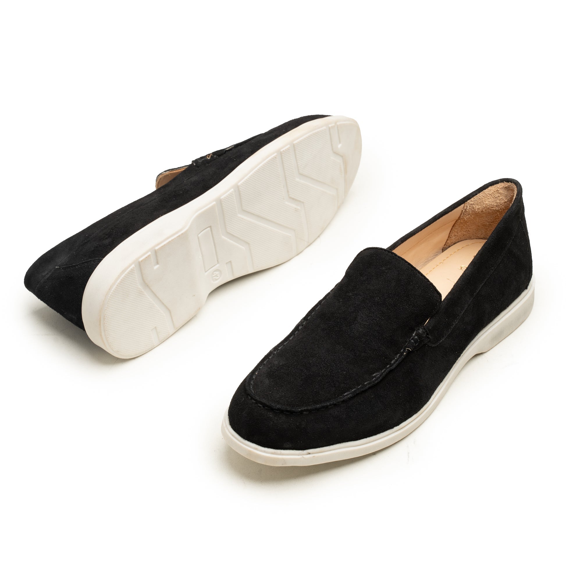 Sorello Black Suede Loafers