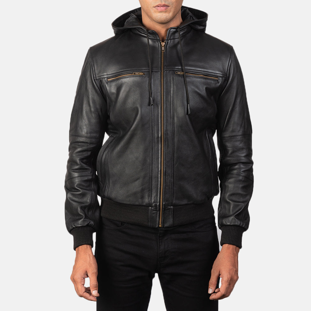 Guardian Flex Leather Bomber Jacket