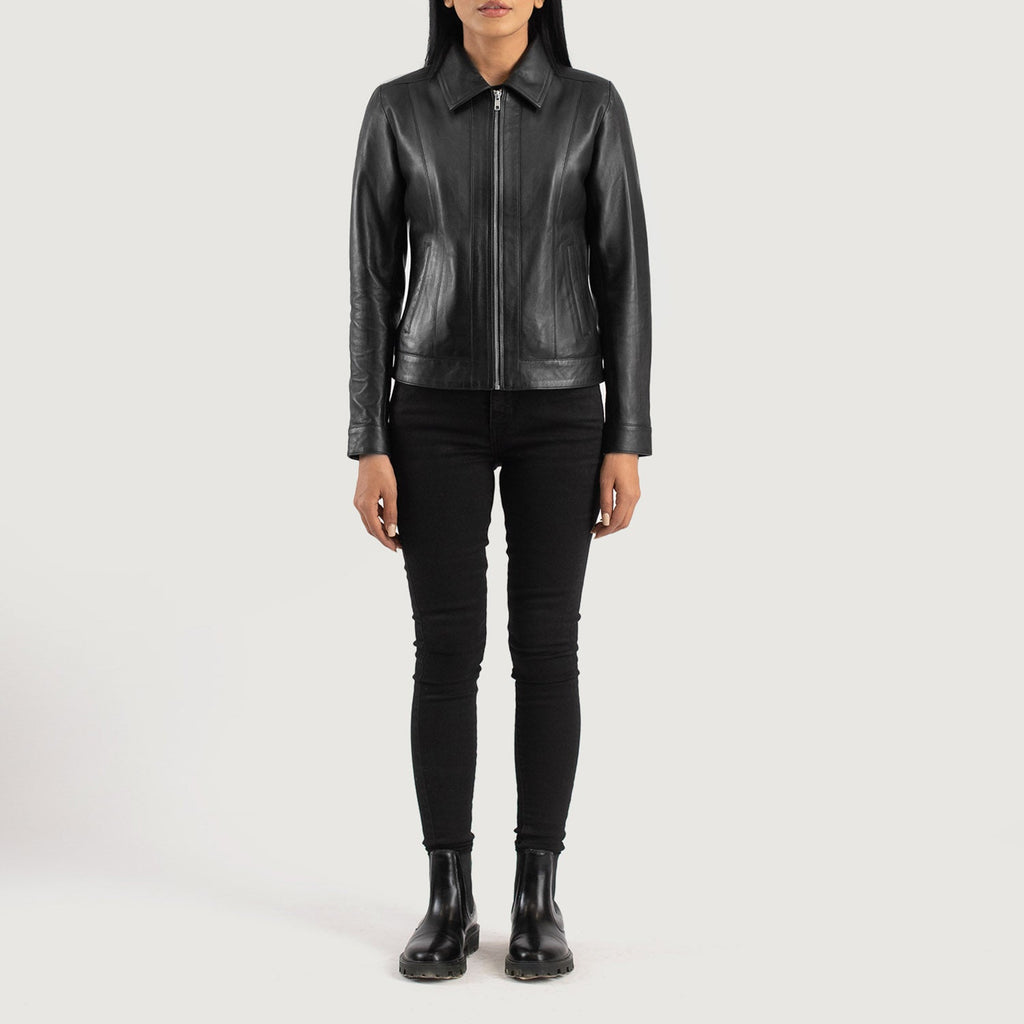 Arden Classic Collar Leather Jacket