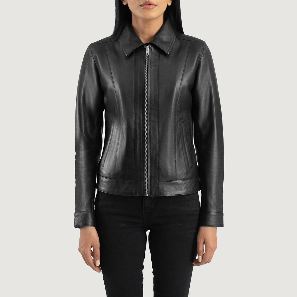 Arden Classic Collar Leather Jacket