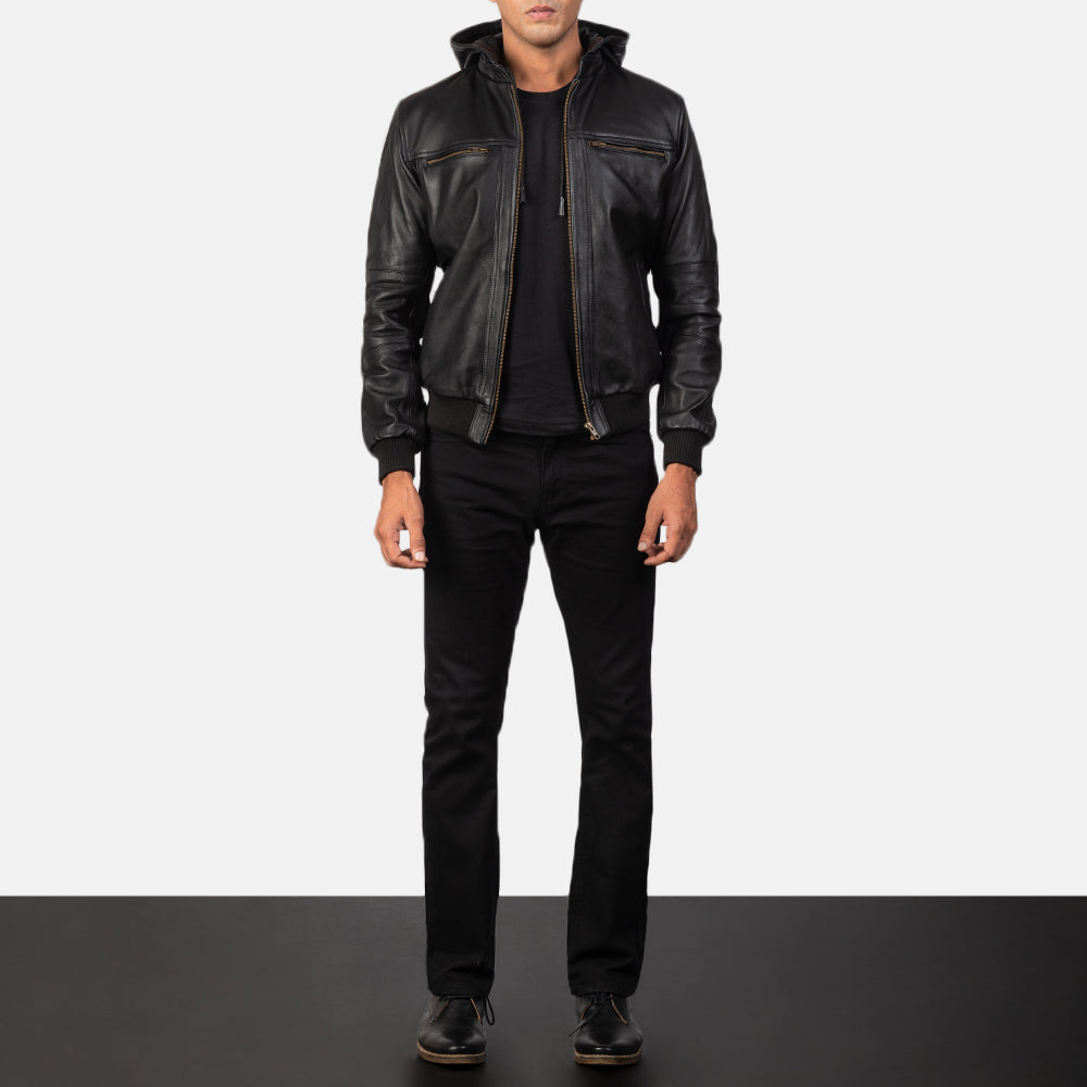 Guardian Flex Leather Bomber Jacket