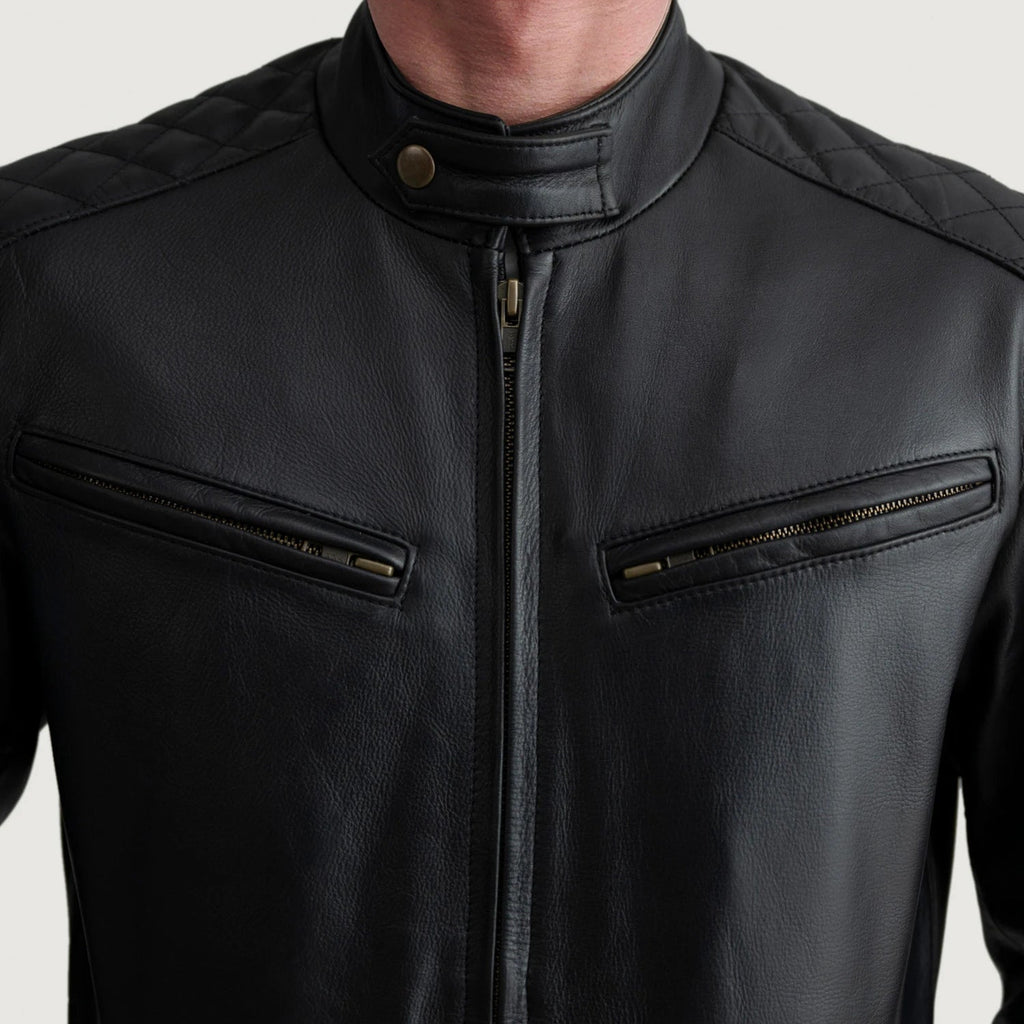 Langford Leather Bomber Jacket