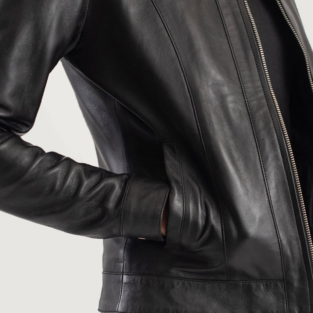 Arden Classic Collar Leather Jacket