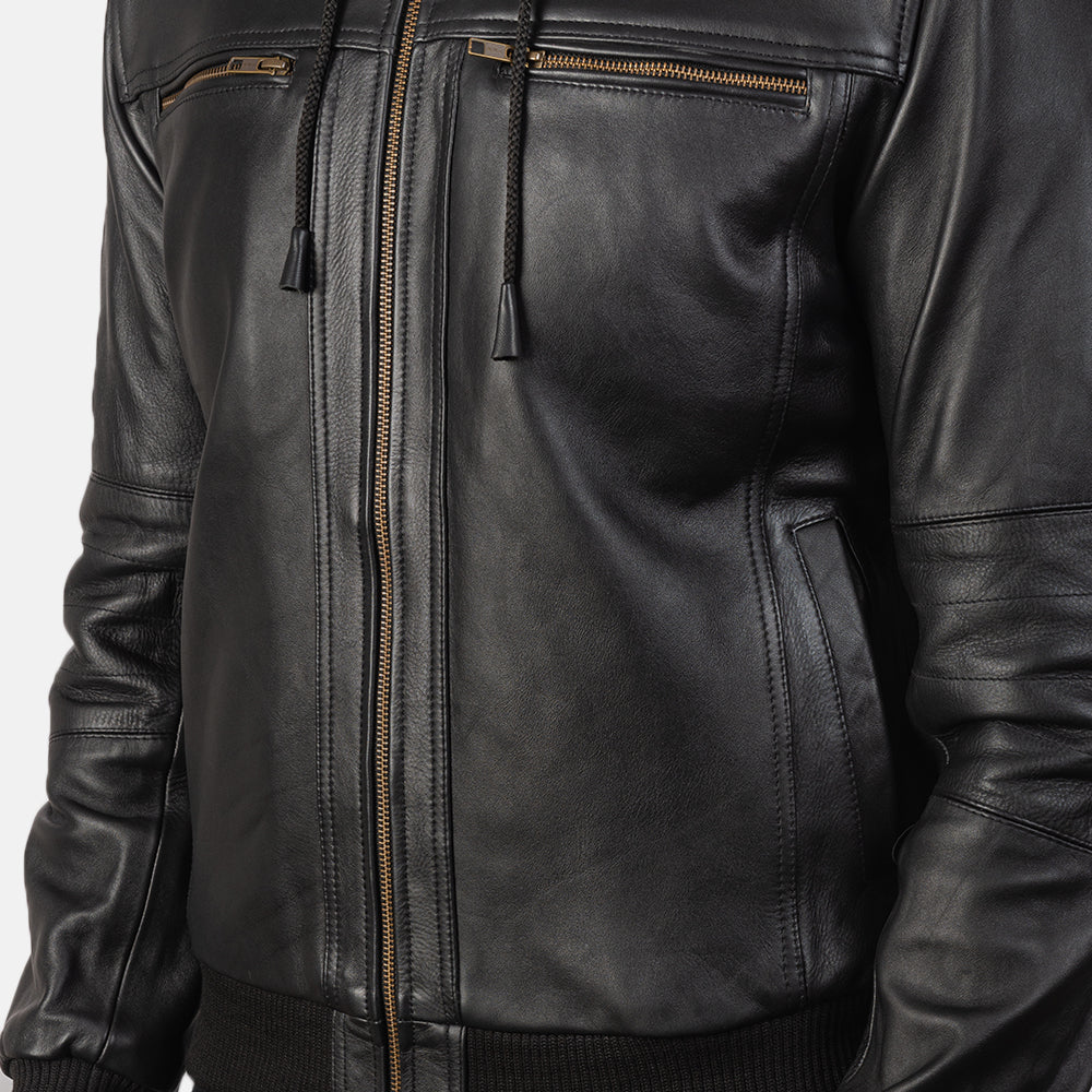 Guardian Flex Leather Bomber Jacket