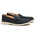 Montego Blue Suede Loafers