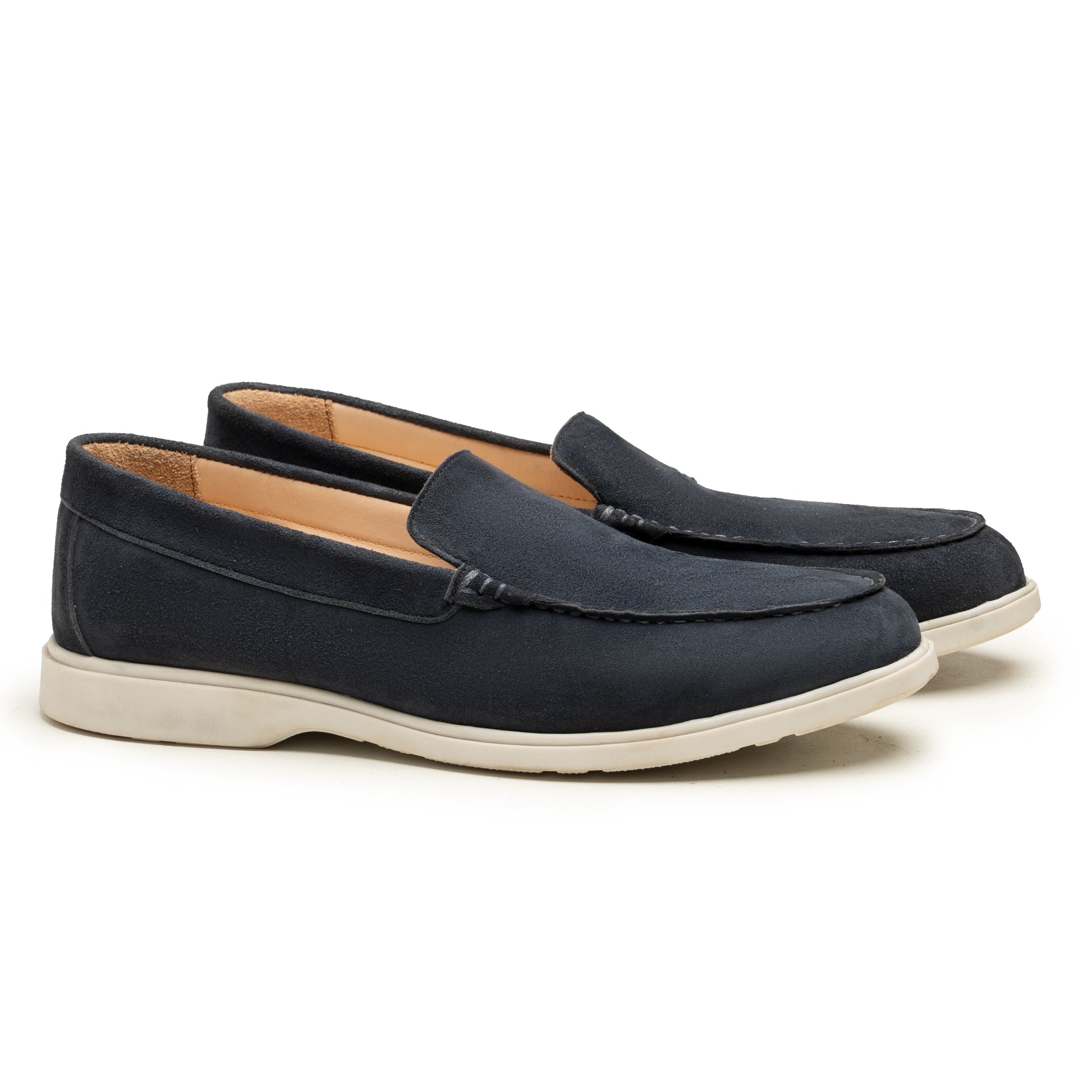 Montego Blue Suede Loafers