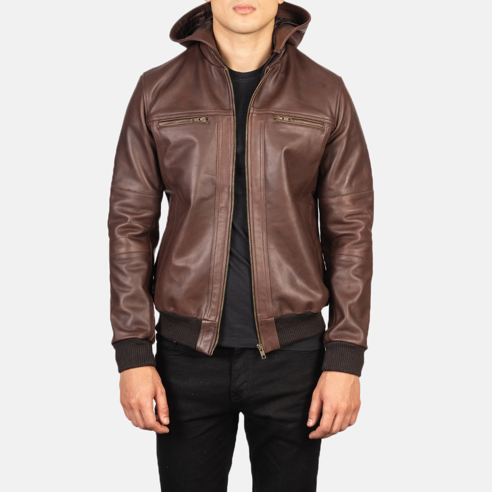 Guardian Flex Leather Bomber Jacket