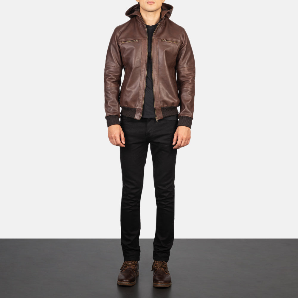 Guardian Flex Leather Bomber Jacket