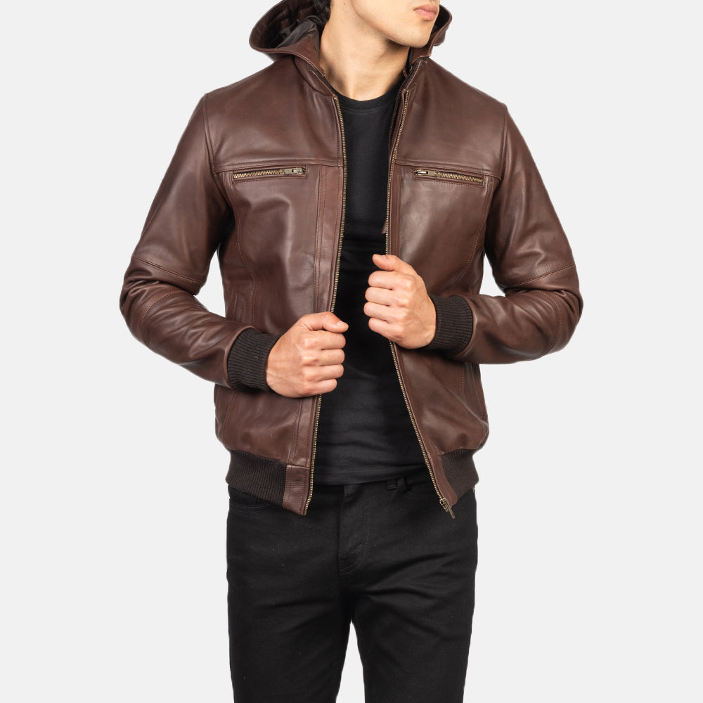 Guardian Flex Leather Bomber Jacket