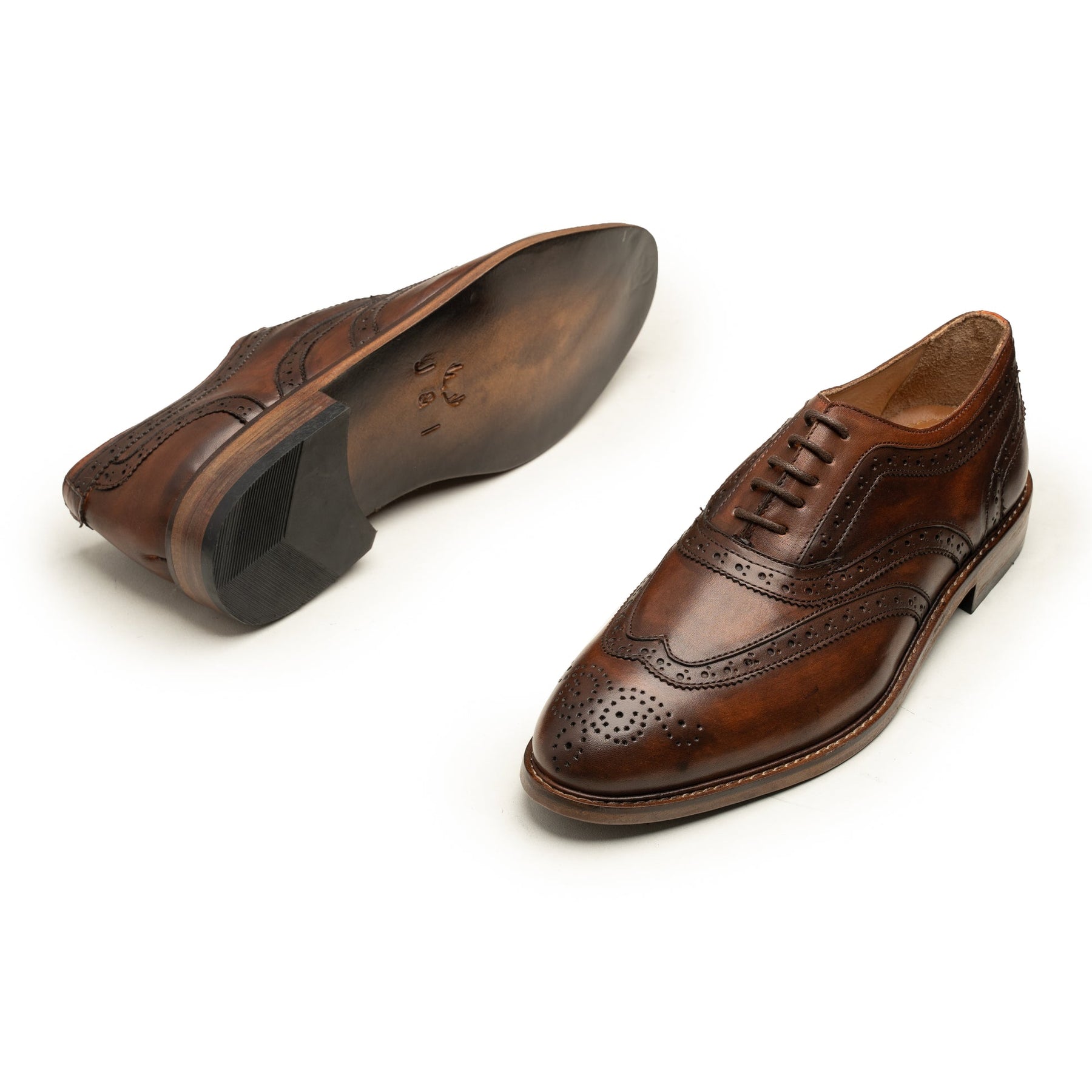 Goulwin Polished Oxford Leather Shoes