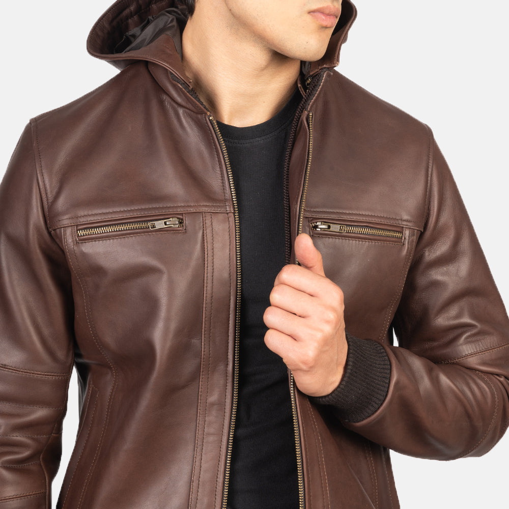 Guardian Flex Leather Bomber Jacket