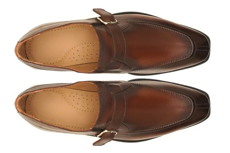 Arden Textured Leather Loafer Shoes