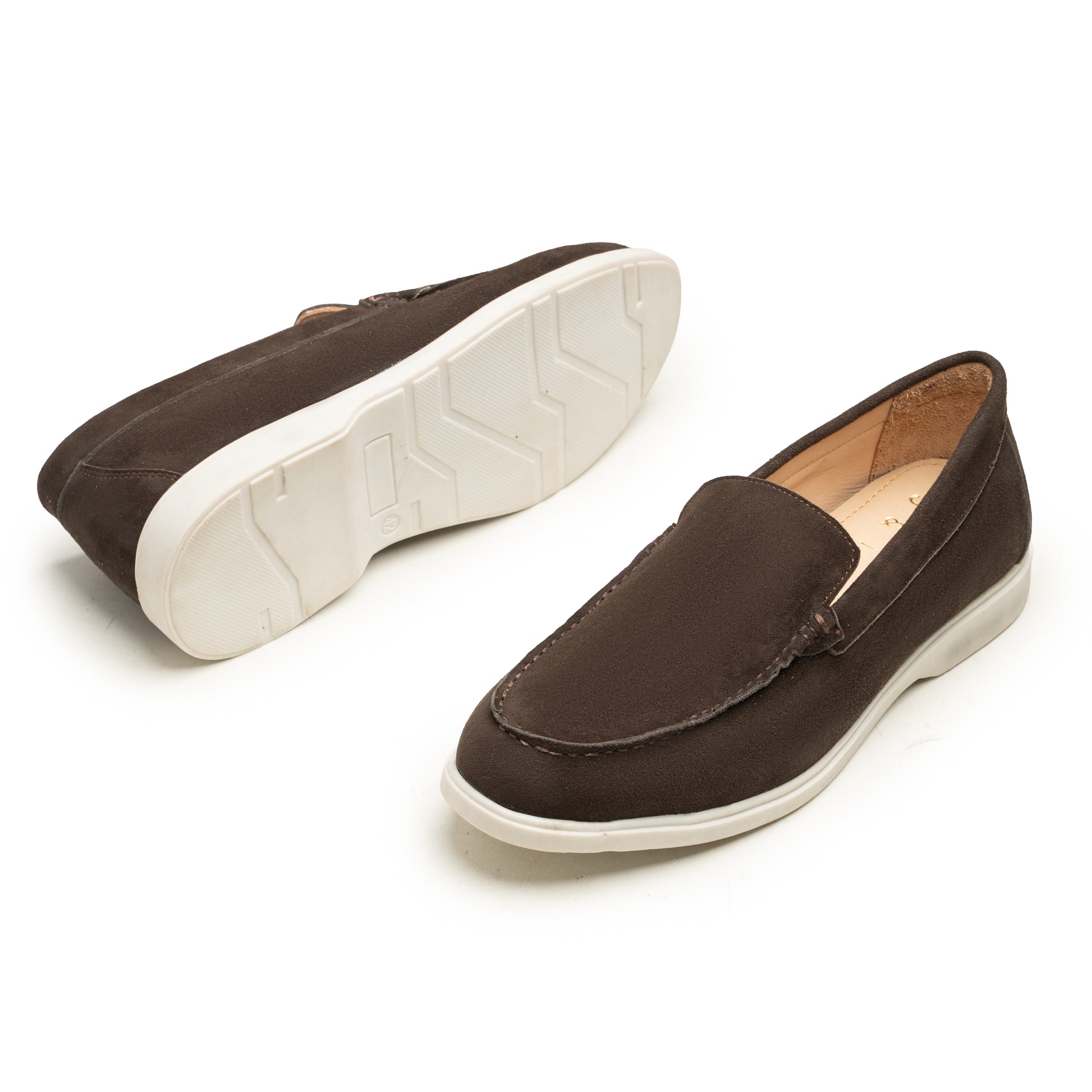 Orvado Dark Brown Suede Loafers