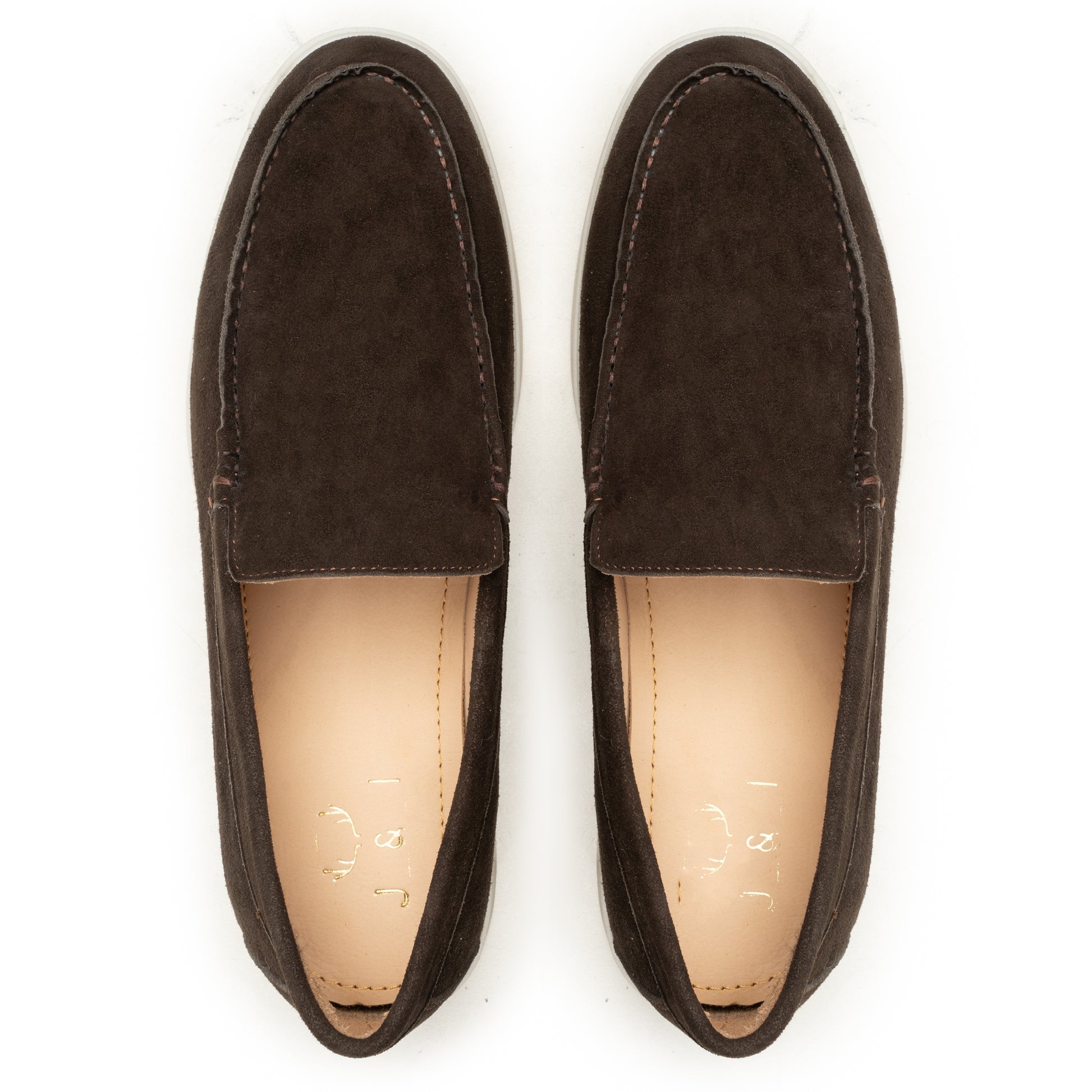 Orvado Dark Brown Suede Loafers