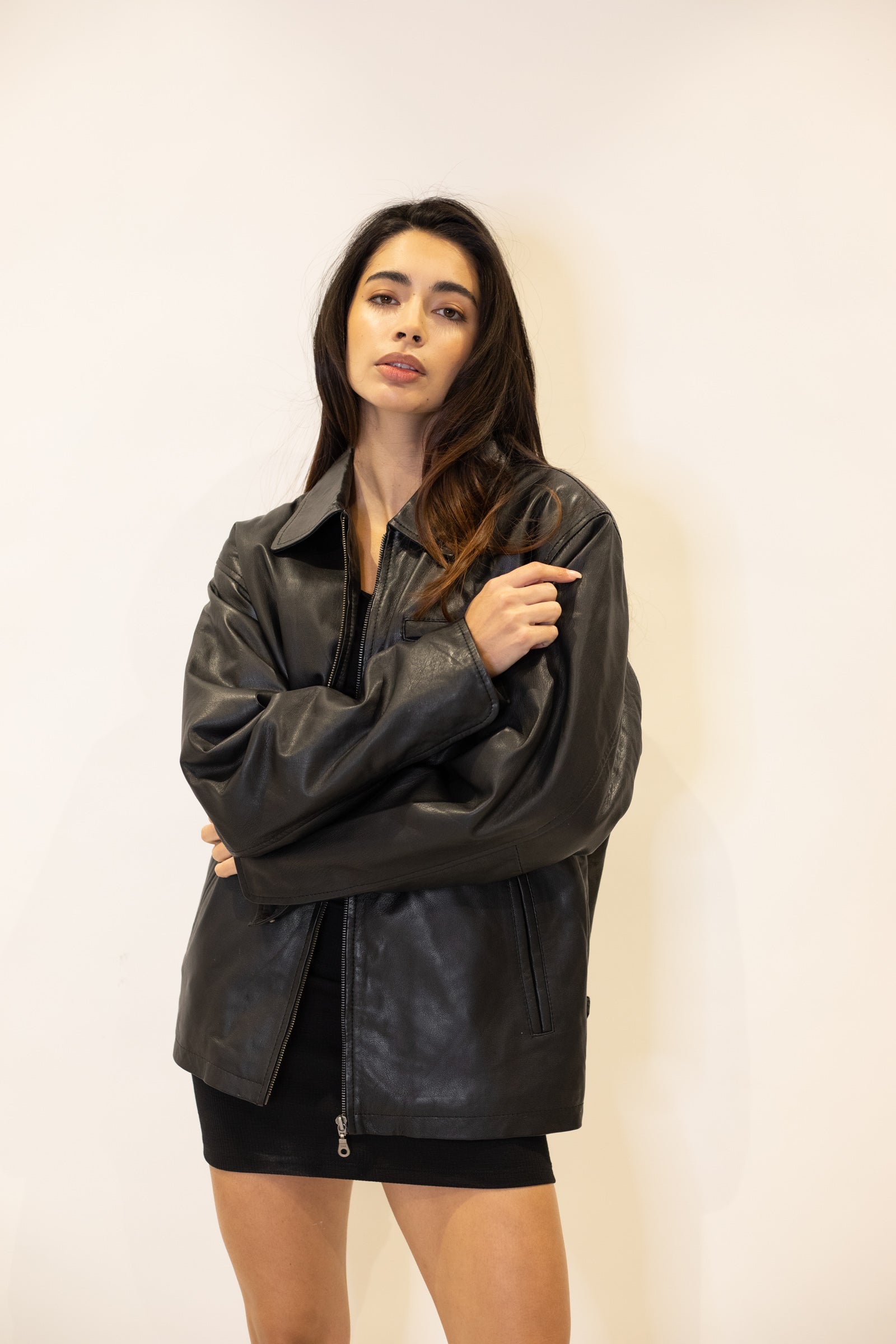 Martelle Oversized 90’s Leather Jacket