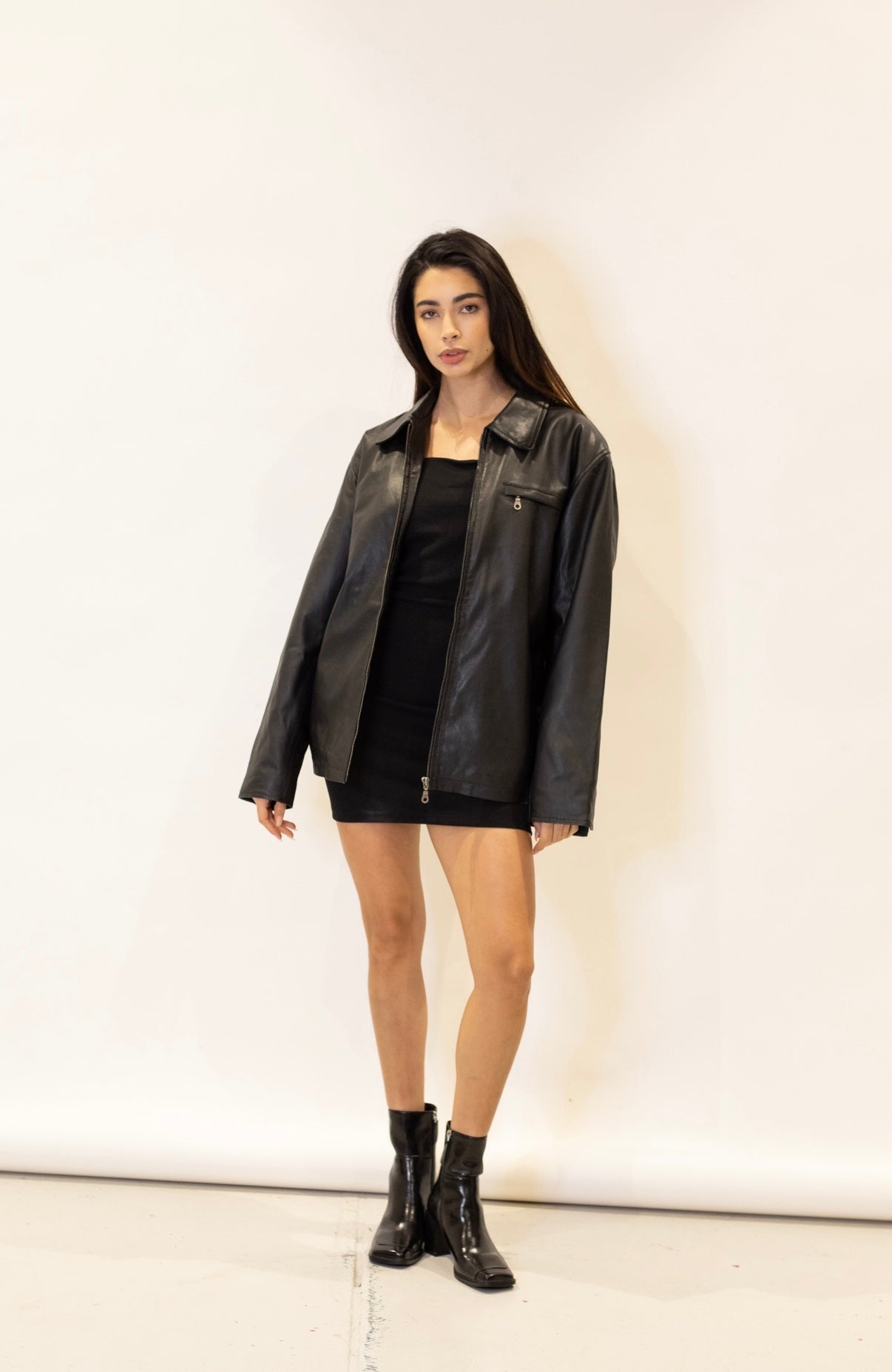 Martelle Oversized 90’s Leather Jacket