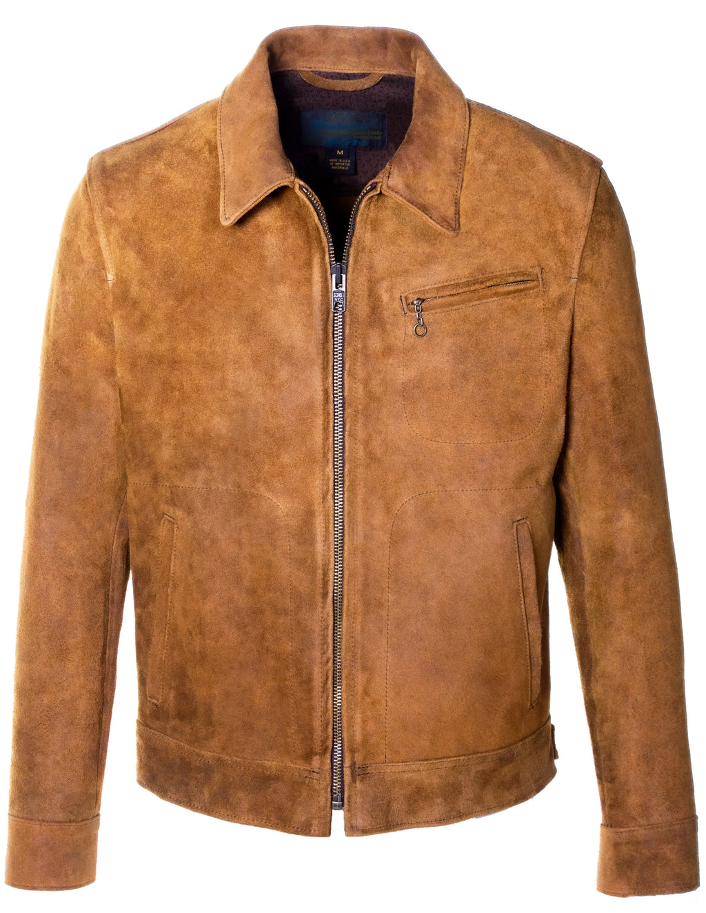 Duke Men's Unlined Rough Out Suede Jacket
