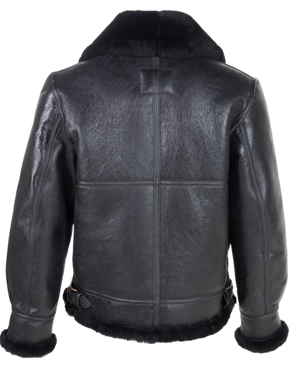 Classic B-3 Sheepskin Leather Bomber Jacket
