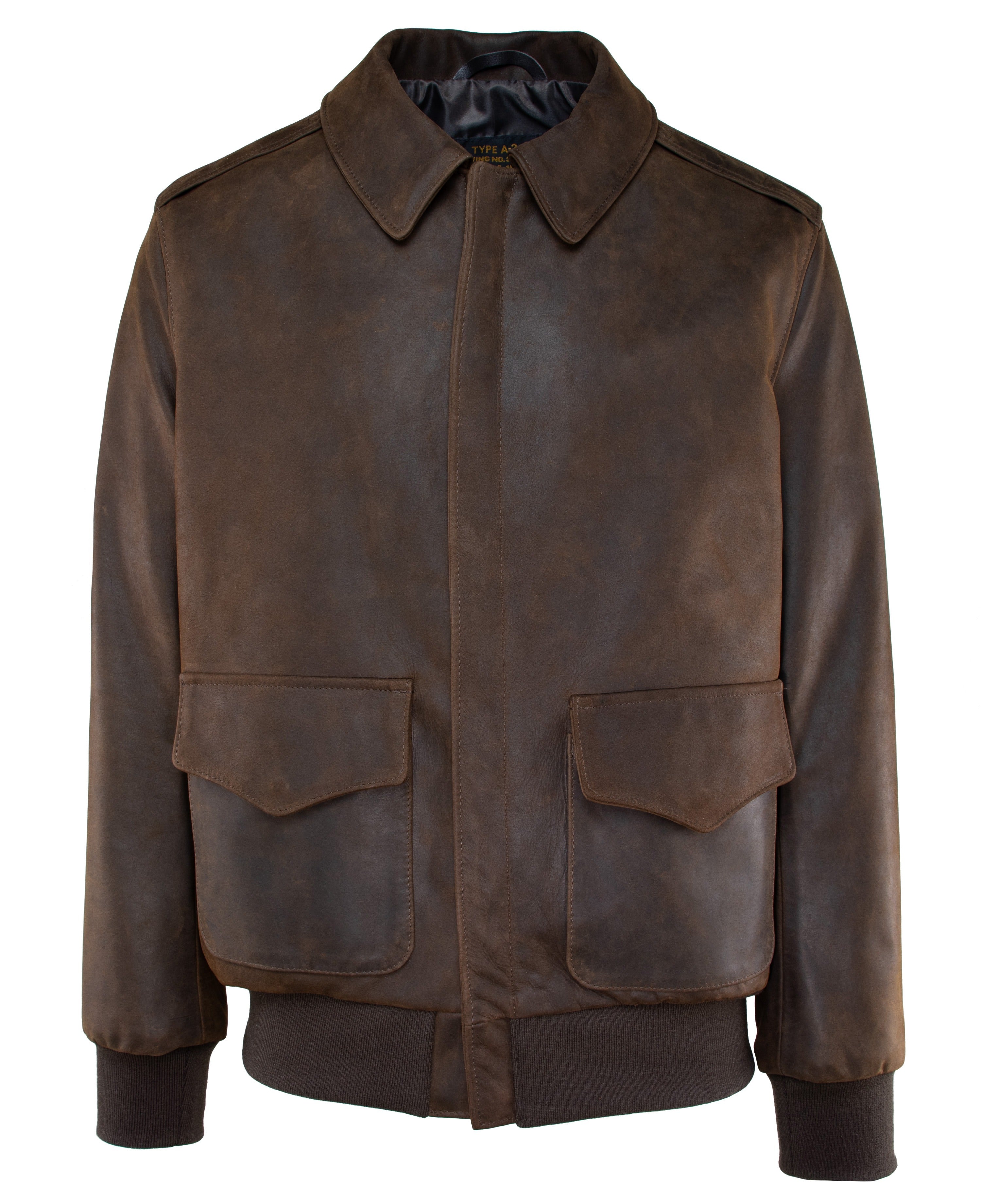 Lightweight cowhide A-2 Jacket