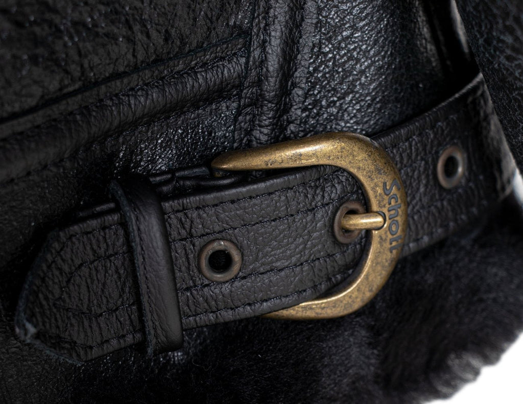 Classic B-3 Sheepskin Leather Bomber Jacket
