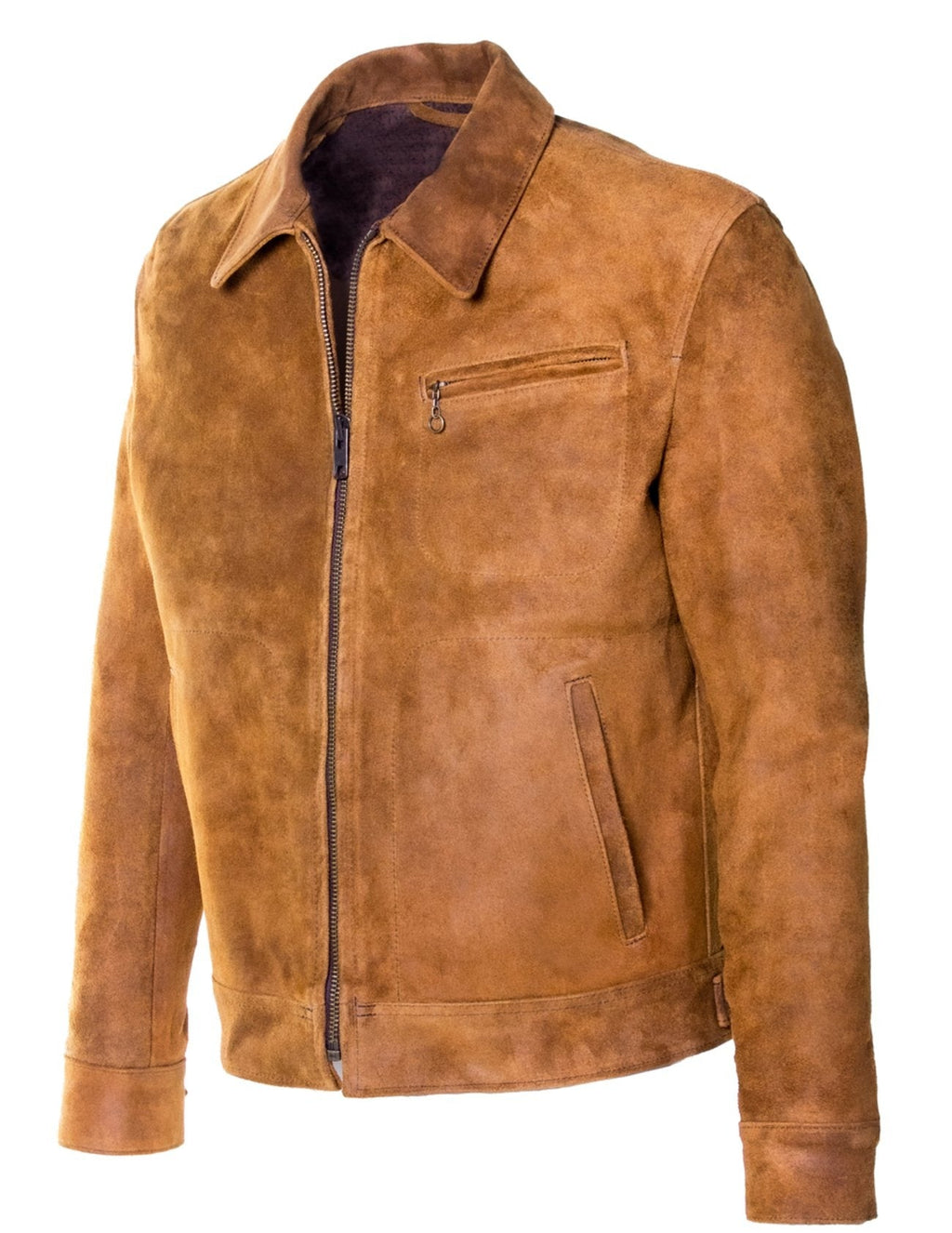 Duke Men's Unlined Rough Out Suede Jacket