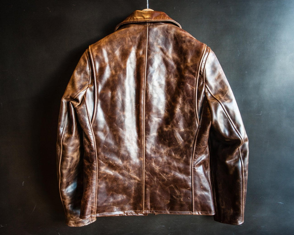 Men's Cowhide Retro Moto Style Jacket