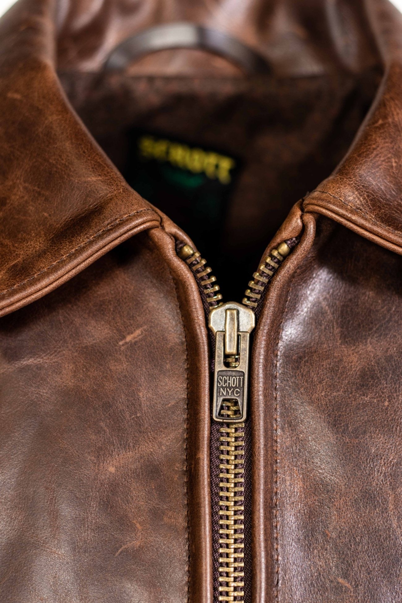Men's Cowhide Retro Moto Style Jacket