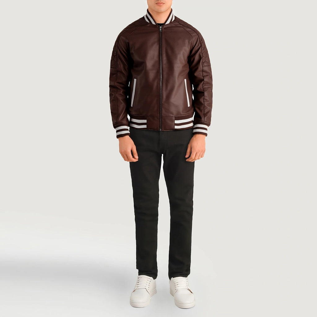 Pascal Varsity Leather Jacket