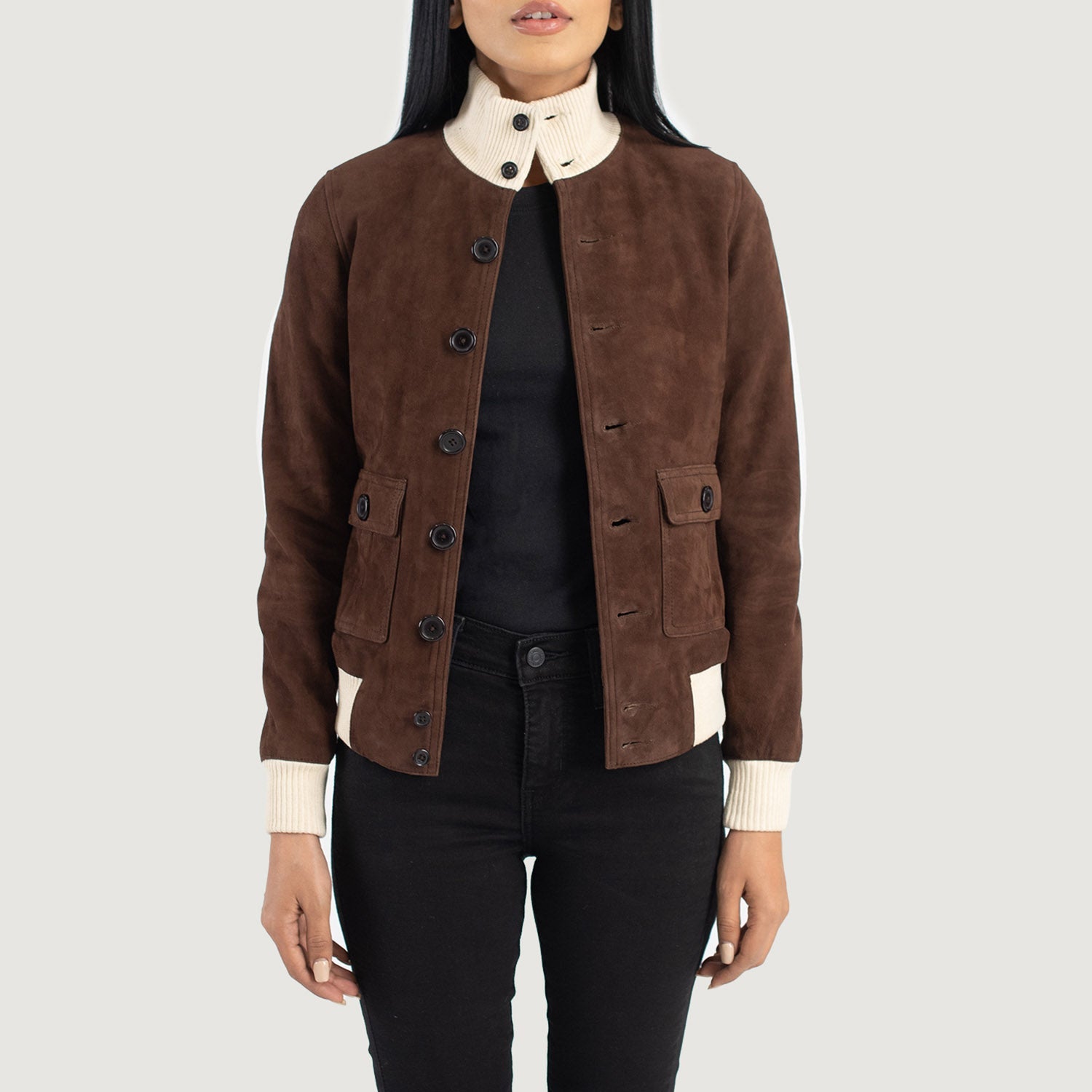 Arden Classic Suede Bomber Jacket