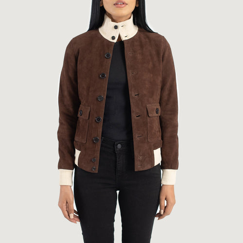Arden Classic Suede Bomber Jacket