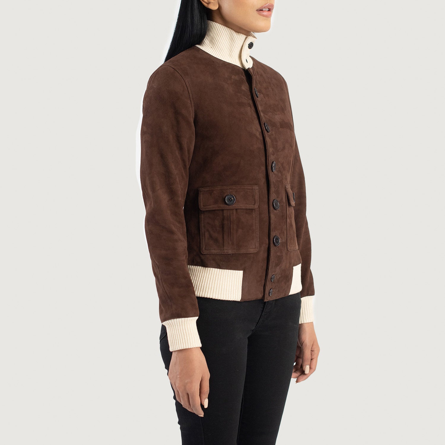 Arden Classic Suede Bomber Jacket