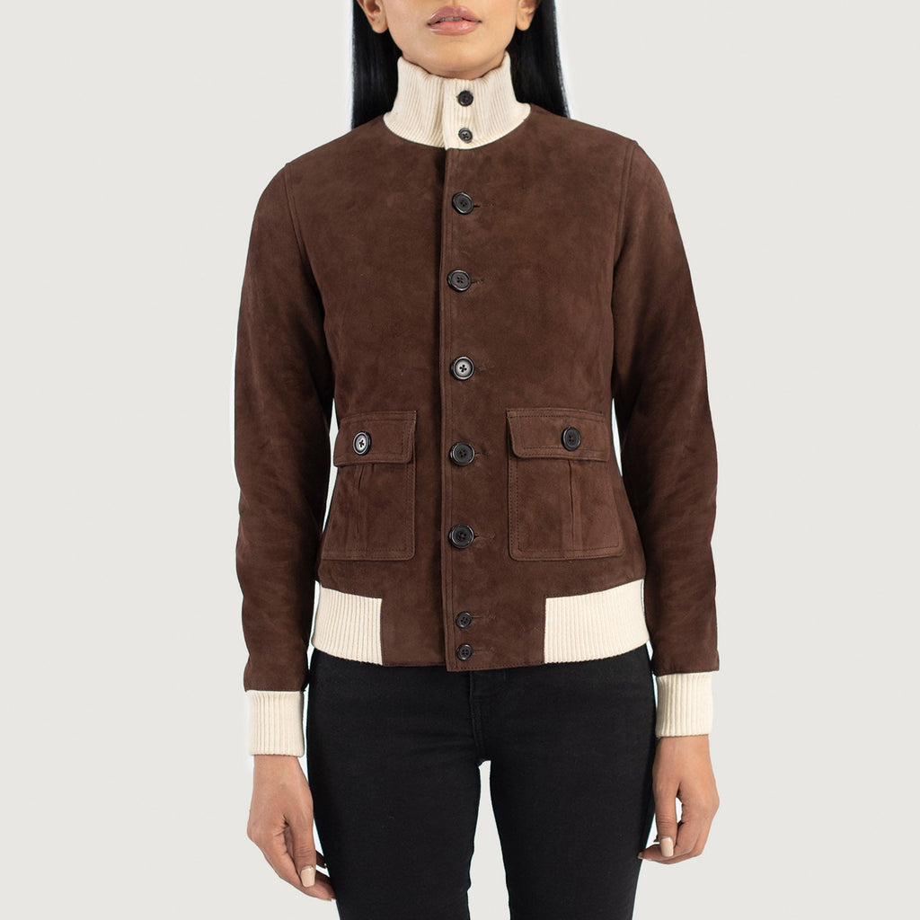 Arden Classic Suede Bomber Jacket
