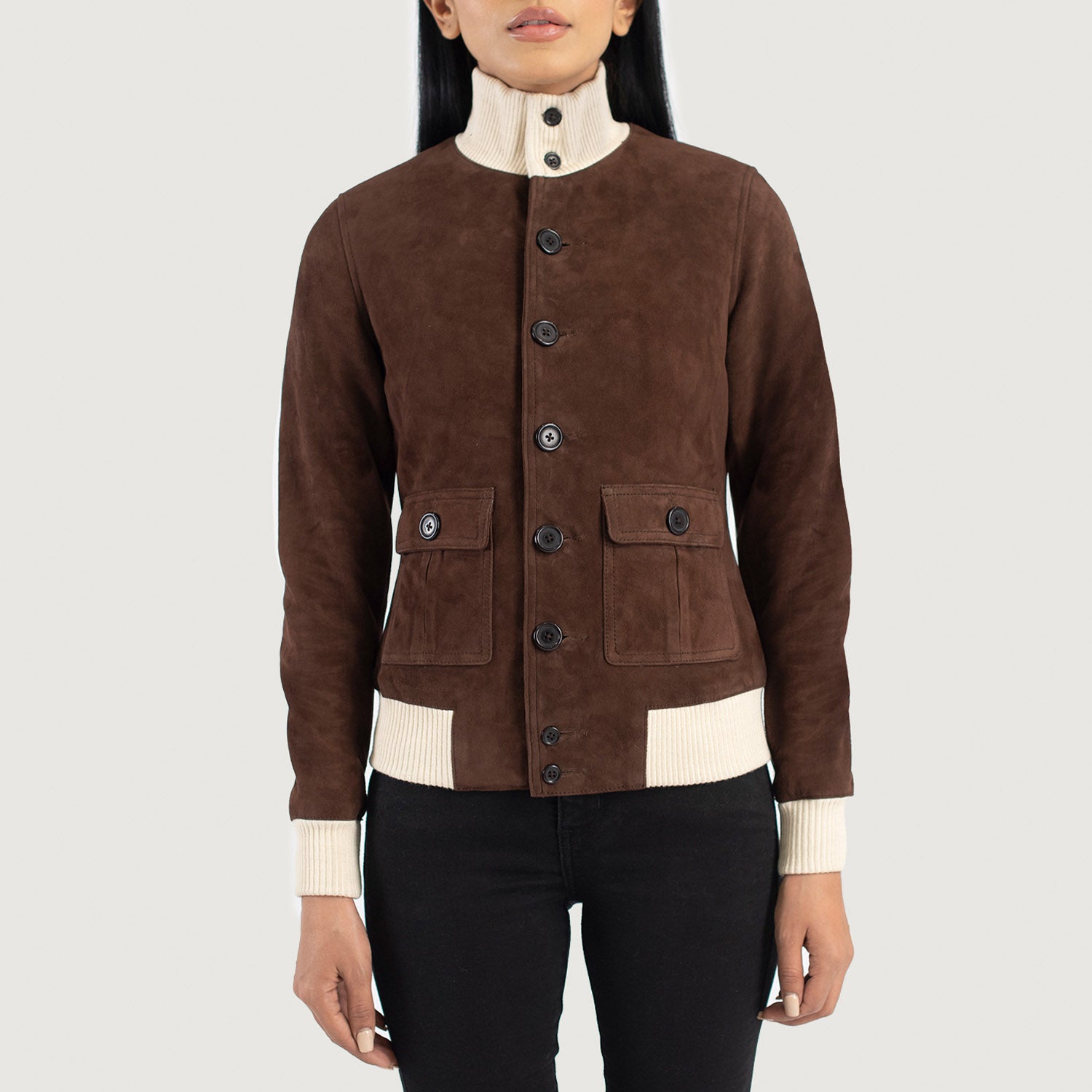 Arden Classic Suede Bomber Jacket
