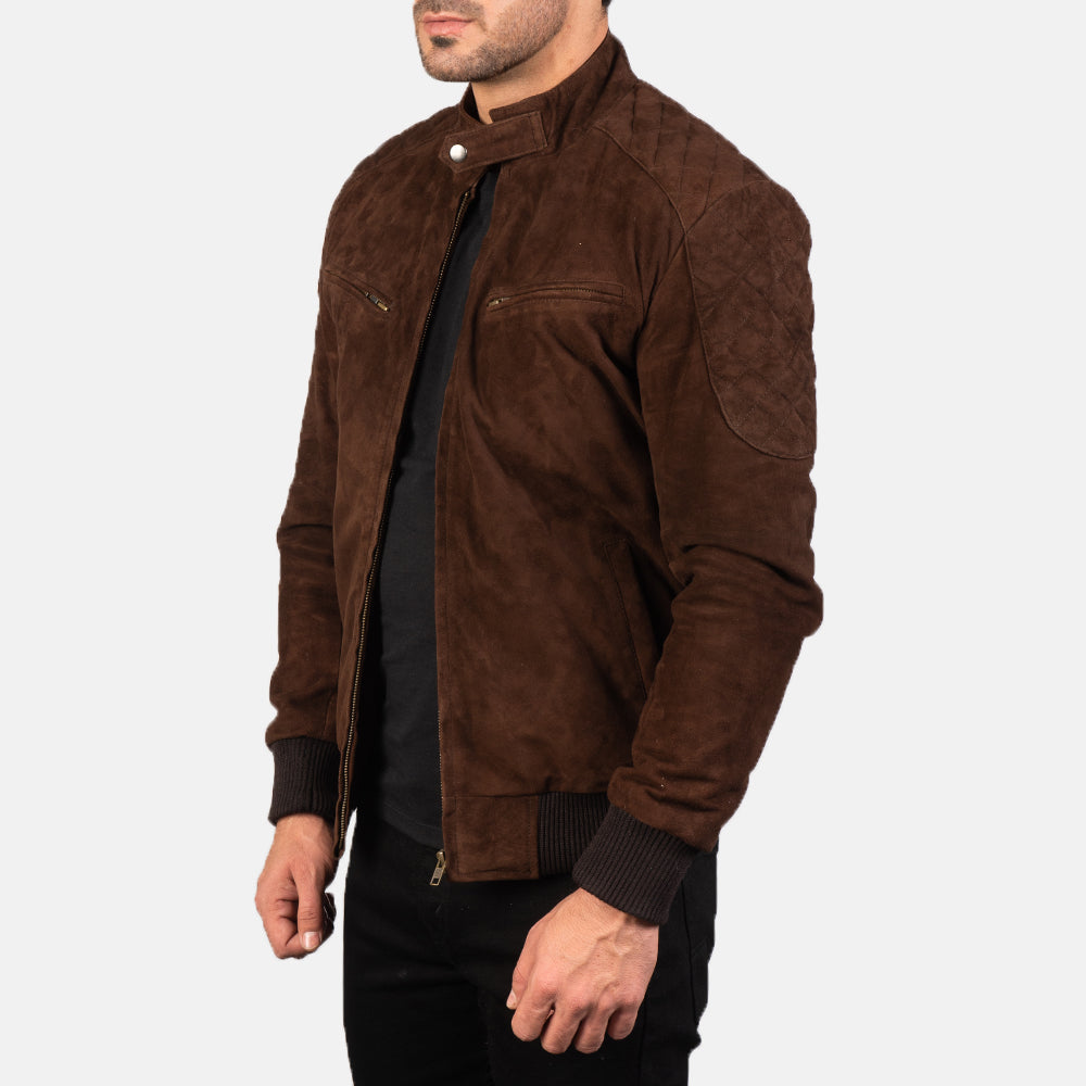 Langford Leather Bomber Jacket